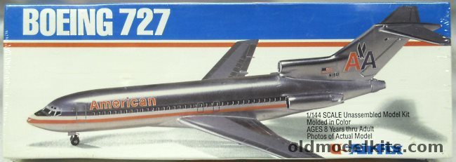 Airfix 1/144 American Airlines Boeing 727-100, 60010 plastic model kit